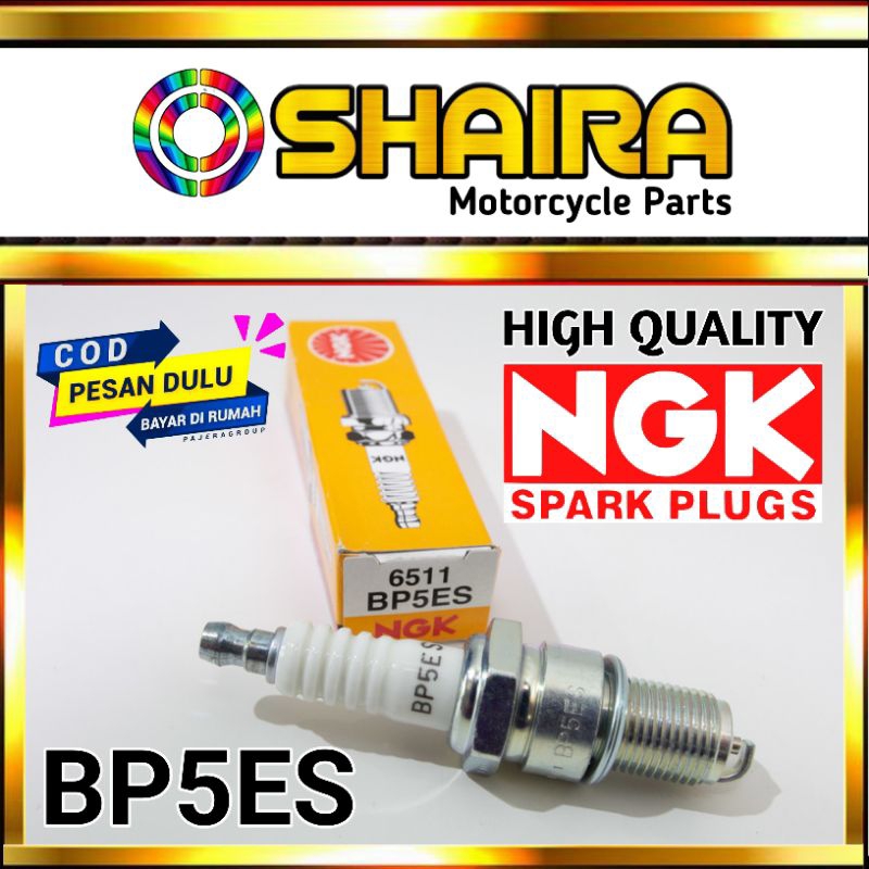 BUSI NGK BP5ES/BUSI BP5ES NGK DRAT PANJANG/BUSI NINJA R/SS/RR/2T/BUSI VESPA MOTOR BP5ES BUSI SATRIA 