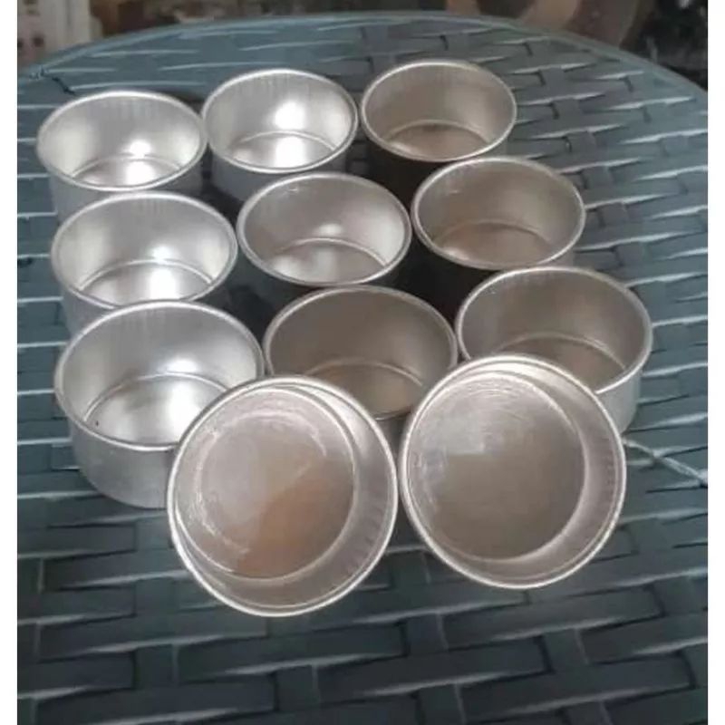 12pcs Cetakan Tart mini /Cetakan Kue tart mini /Cetakan pie polos /Loyang