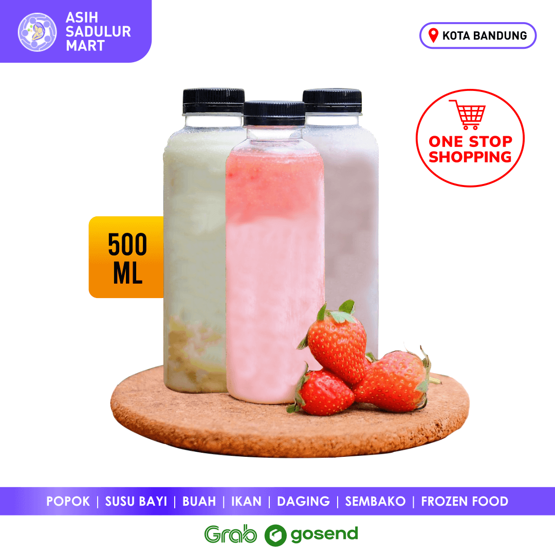 Yoghurt Buah Asli 500ml Promo Yogurt Bandung