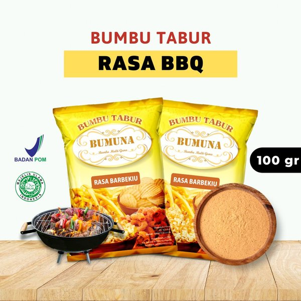 Bumbu Tabur Beef BBQ BUMUNA / Yutakachi 100gram | Bumbu Keripik | Bumbu Tela-tela | Bumbu Tahu Bulat