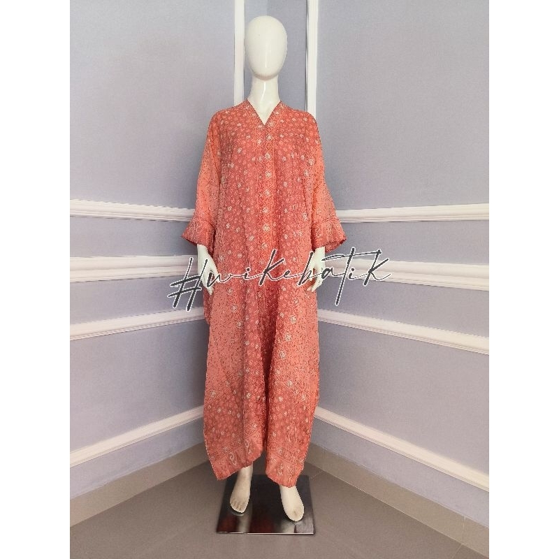 BATIK TRUSMI | GAMIS LONG DRESS KAFTAN ZAHRA VISCOSE