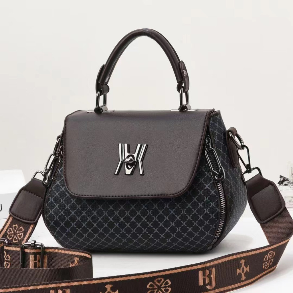 MV_Marvelouz MV602197 Tas HANDBAG Wanita Motif Ada Talpan Strap Kekinian terbaru 1kg bisa 2 tas supp