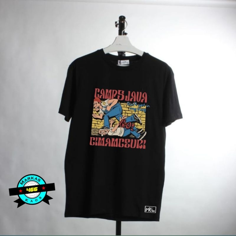 MRKS | GRATIS ONGKIR | COD | Kaos Distro Camps Java | Katun 20s | T-shirt Camps Java | Bisa Custom D