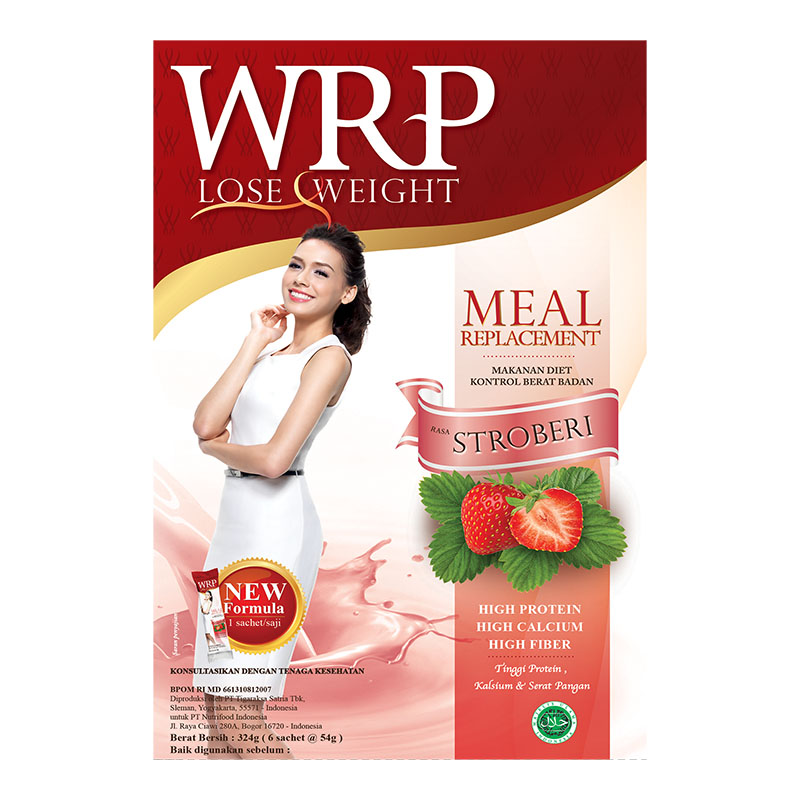 

WRP Lose Weight Meal Replacement Susu Bubuk Strawberry 324 g