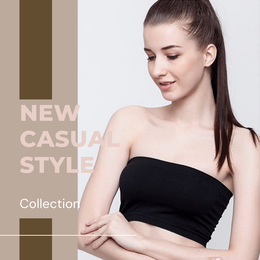 Bra Crop Top Tank Top Bh Sport Murah Sexy Kerut Cewek Tanpa Tali Remaja Kemben Tanpa Kawat Wanita Ce