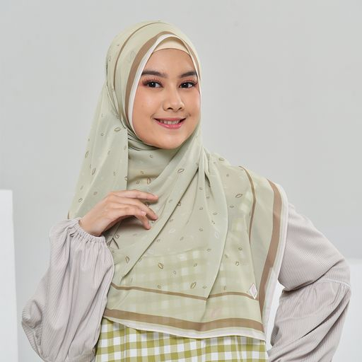 Kerudung Segi Empat Tetra Genia 110 AN3 | Kerudung Segi Empat Printing | Kerudung Segi Empat Premium