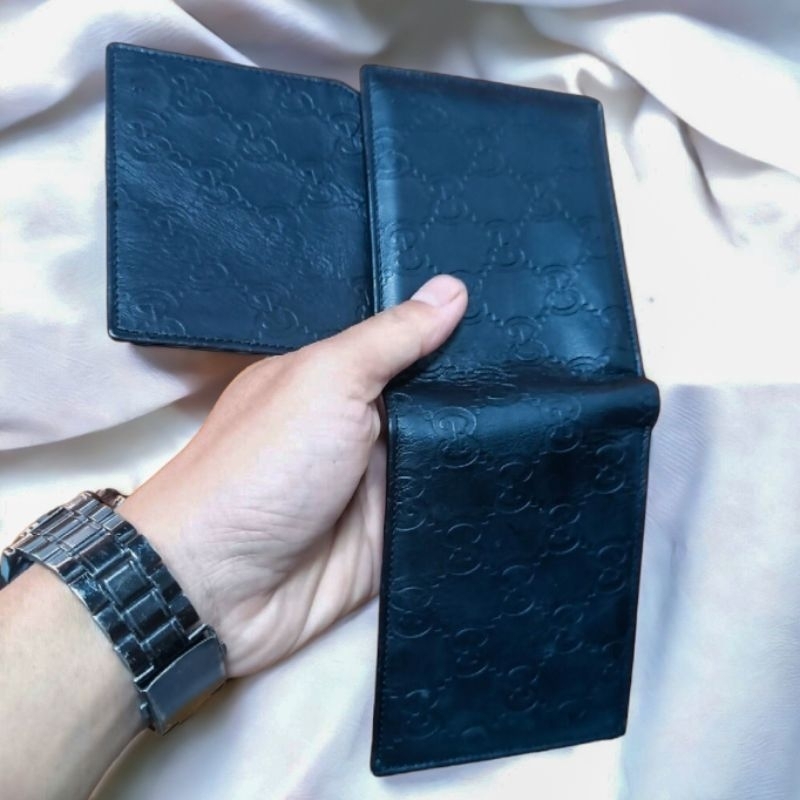 NEW - Dompet lipat pria kulit asli 100% aneka motif langka