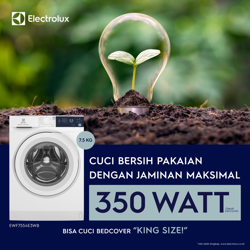 Mesin Cuci ELECTROLUX EWF7554E3WB/ EWF 7554 E3WB/ EWF7554 E3WB