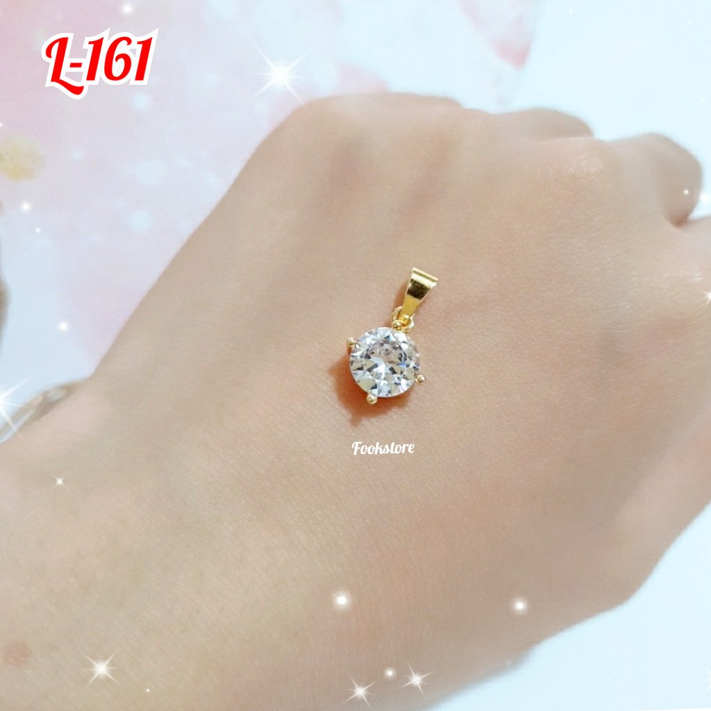 LIONTIN KALUNG PERMATA ZICRON ANTI ALERGI/L-157/L-158/L-161