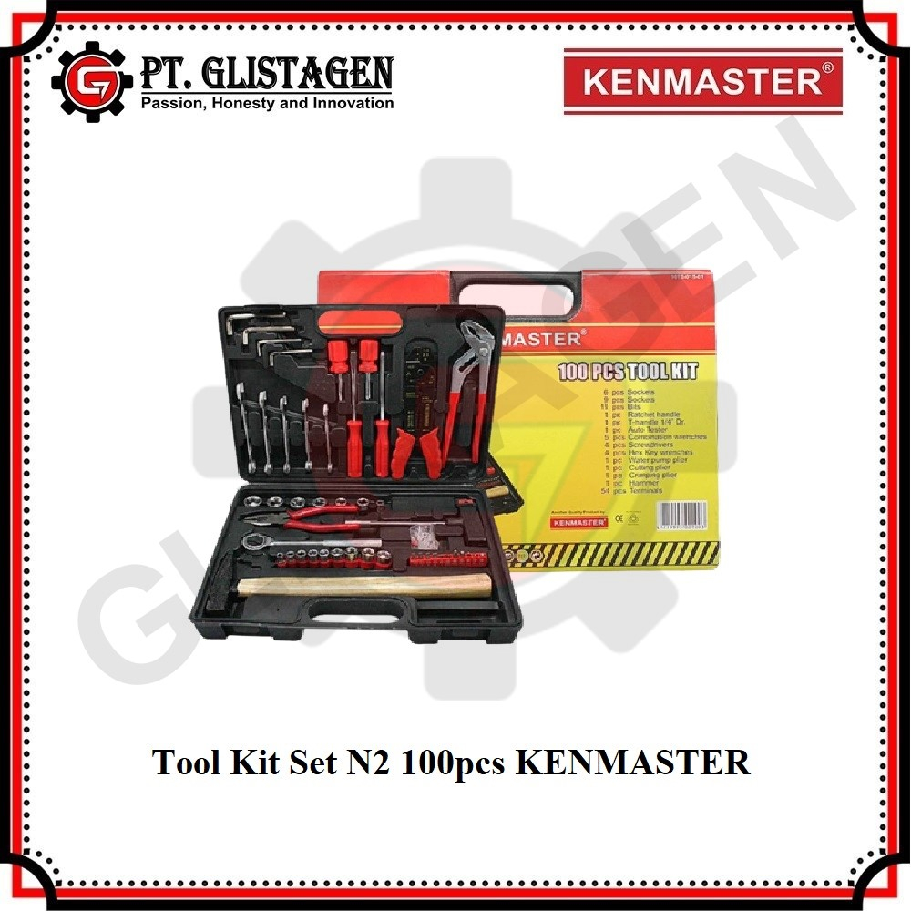 KENMASTER N2 Tool Kit Set 100pcs / Toolkit Toolbox / Hand Toolset