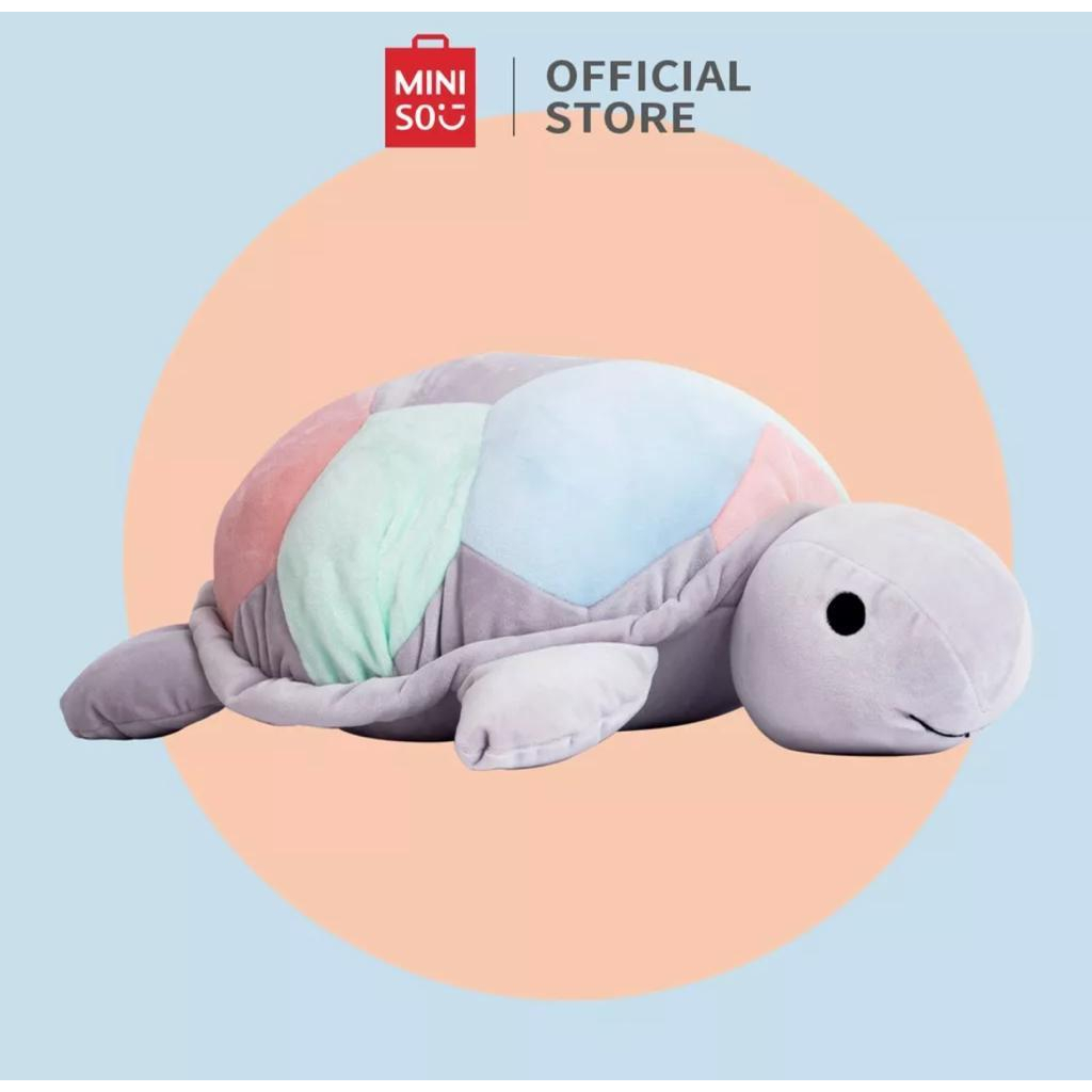 Miniso boneka kura kura lucu boneka binatang kura kura super besar mainan anak boneka kura kura