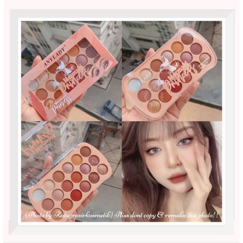 PROMO!!!EYESHADOW PALETTE COFFEE LOVE ANYLADY NO.709B/BEAUTIFUL 8122/MERMAID 8123