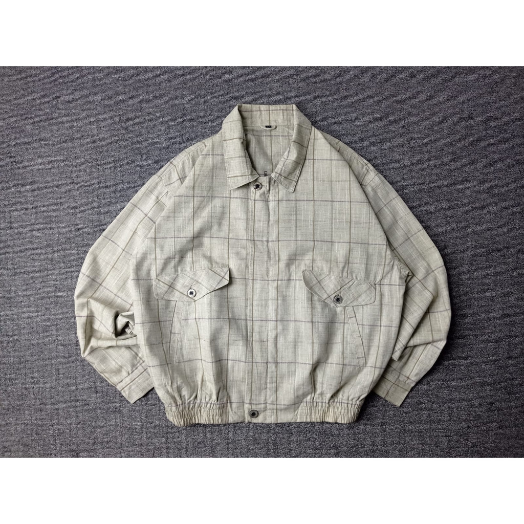 Jaket Tartan Unisex / Jaket Vintage / Jaket Harrington / Jaket Kantor / Jaket Formal / Jaket Bomber 