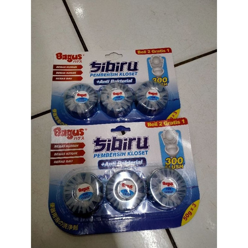 BAGUS SI BIRU PEMBERSIH KLOSET 2 GRATIS 1