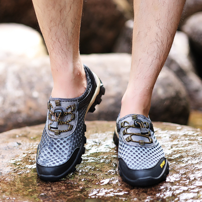 Leedoo Sepatu Hiking Pria Kasual Sepatu Sneakers Sepatu Gunung Outdoor Adventure Touring Shoes