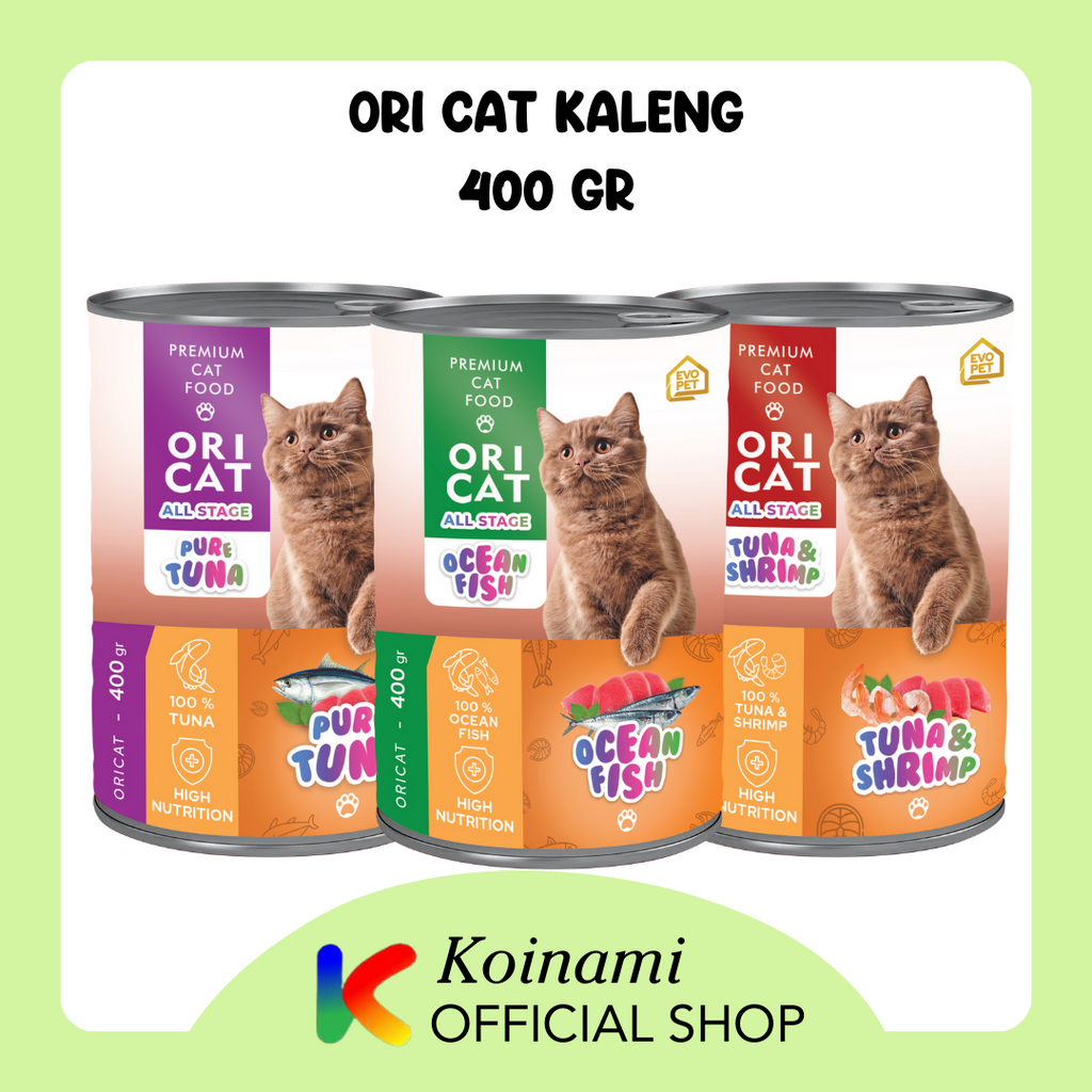 Ori Cat Kaleng All Stage Kitten &amp; Adult 400gr Makanan Basah / Ori Cat Wetfood