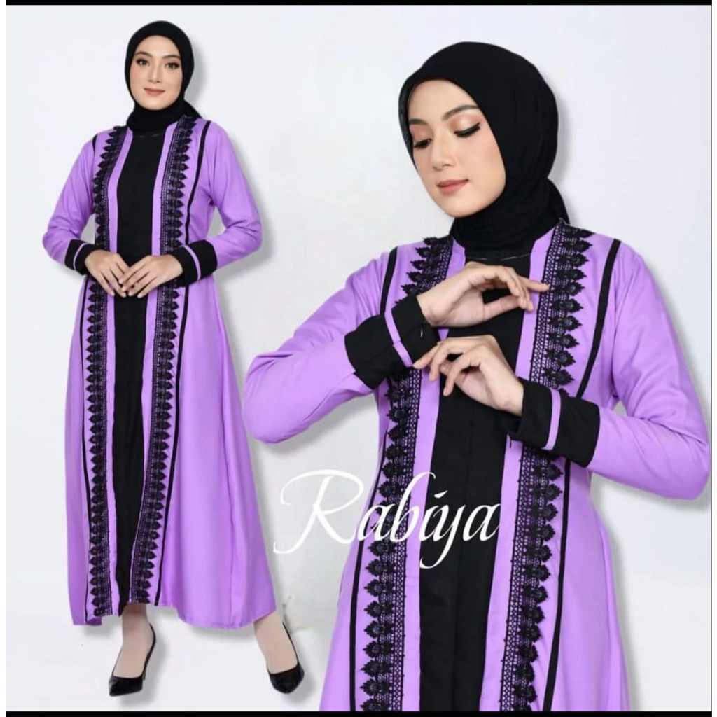 Gamis Jumbo Abaya Turki Wanita Trend ukuran jumbo L XL XXL 3XL 4XL  Gamis Termurah