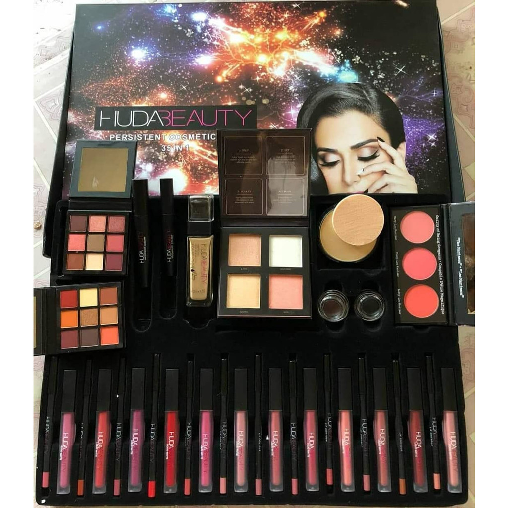 TERMURAH PROMO Huda beauty makeup set 35 in 1