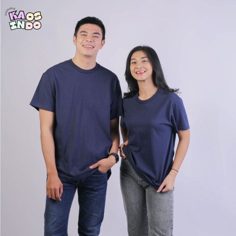 KAOS POLOS COTTON COMBED PREMIUM - KAOS PRIA WANITA - BAJU POLOS PRIA - KAOS LENGAN PENDEK PRIA ROUND NECK - BAJU LENGAN PENDEK