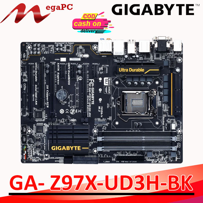 Motherboard Mainboard LGA 1150 DDR3 Gigabyte GA-Z97X-UD3H-BK