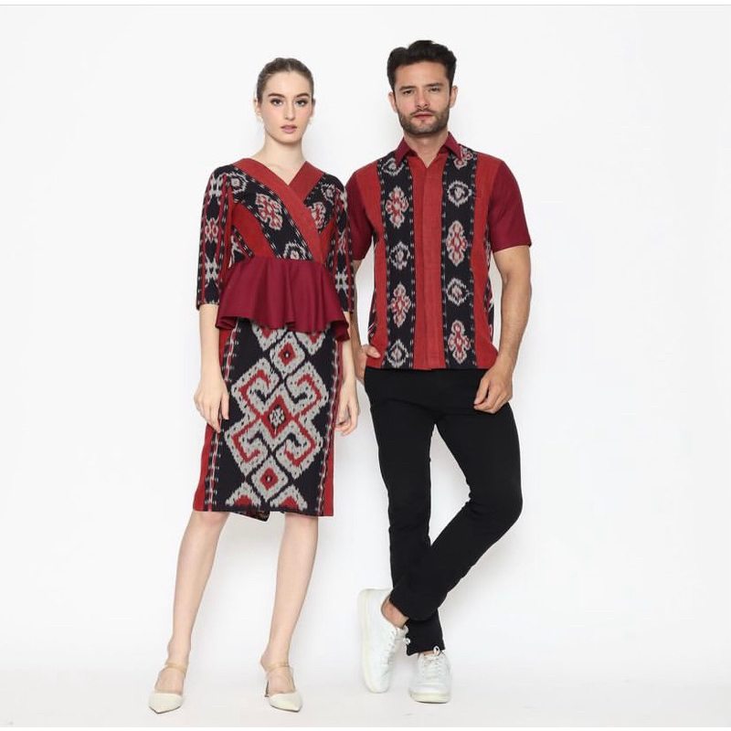 Dress Tenun Wanita - Shella Dress - shella couple