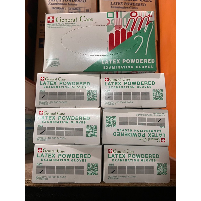 Sarung Tangan Latex General Care XS Powdered