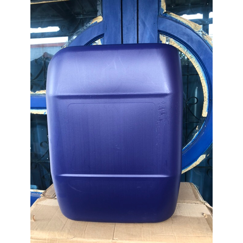 jerigen bekas 25liter bahan tebal tutup lengkap / jerigen plastik /jerigen bbm/ derigen isi air