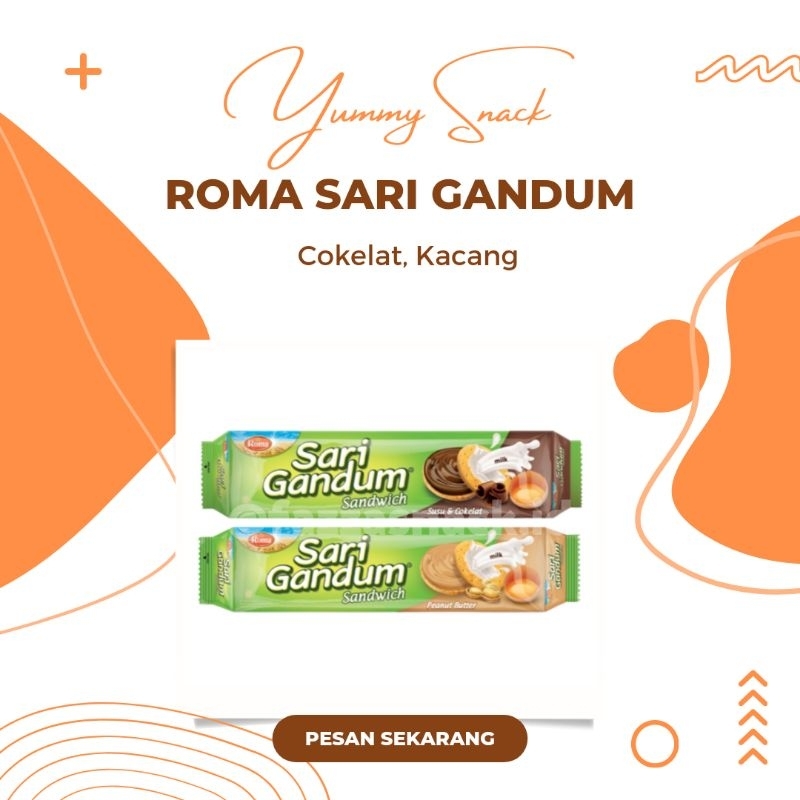 

Roma Sari Gandum Sandwich Biskuit 108 gr