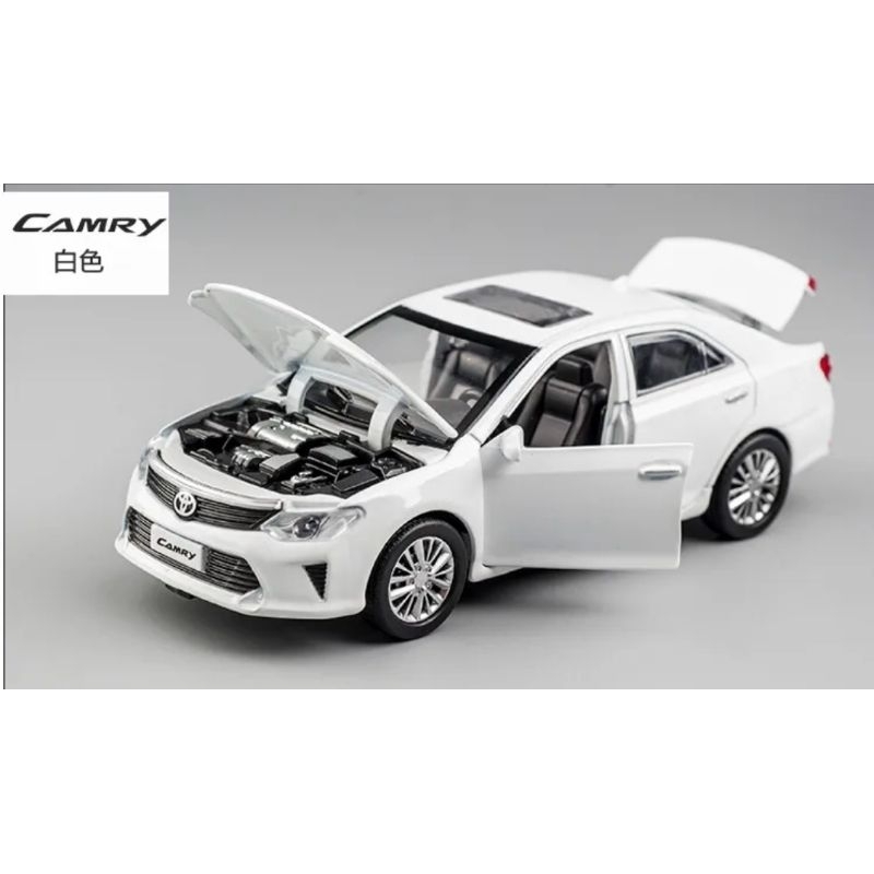 Diecast Mobil Toyota Camry Miniatur Die-cast Mobil Mobilan Pajangan Skala 1:32