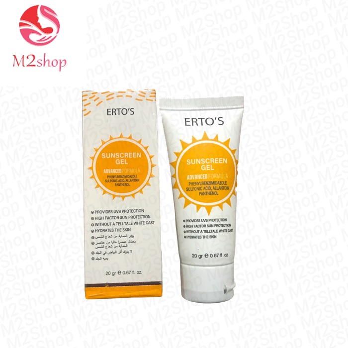 SUNSCREEN GEL - ERTO'S SUNSCREEN GEL - ERTOS SUNBLOCK
