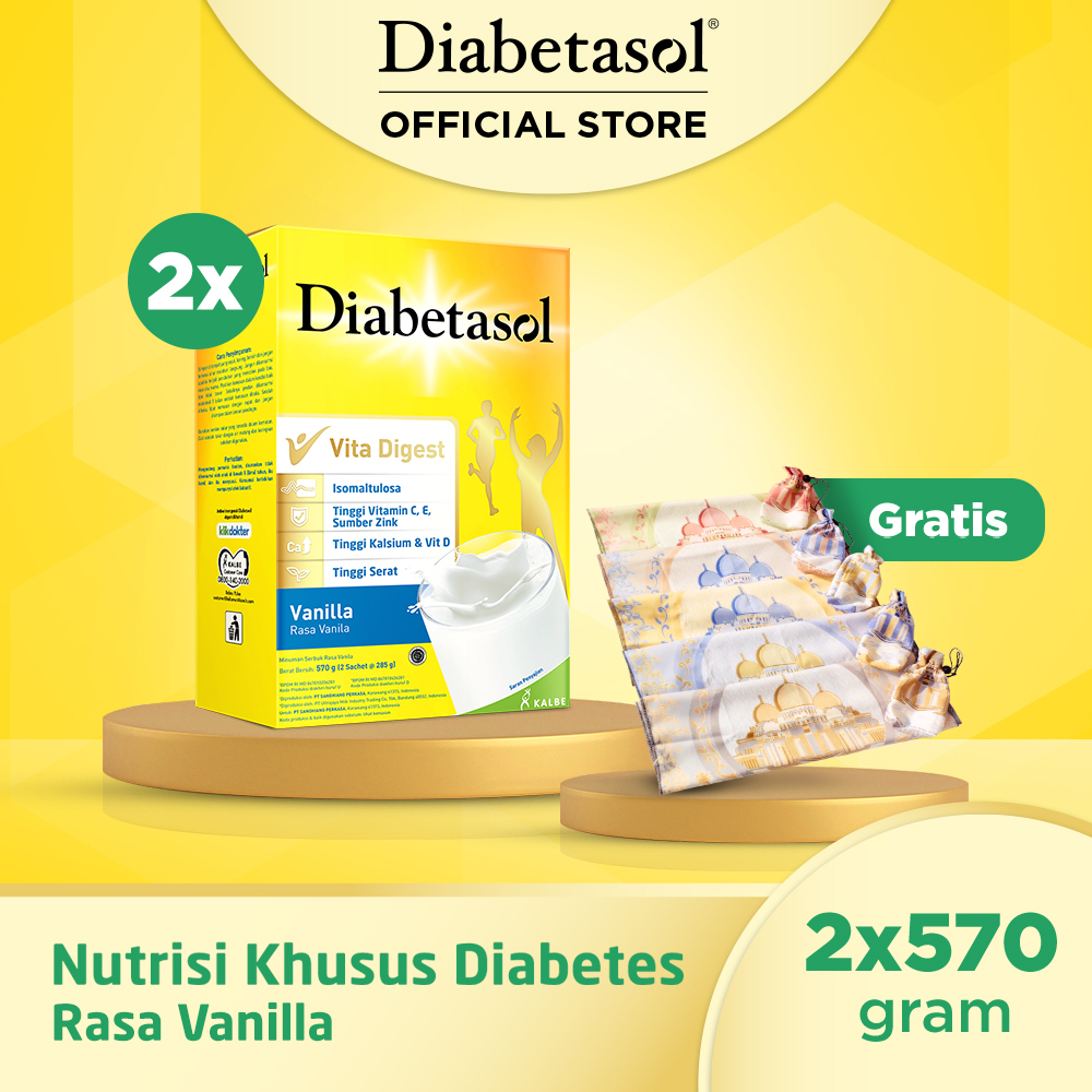 

Buy 2 Susu Diabetasol 570g Free Sajadah