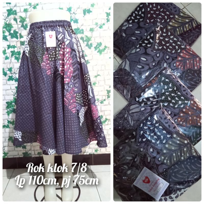 Rok katun, Rok batik klok