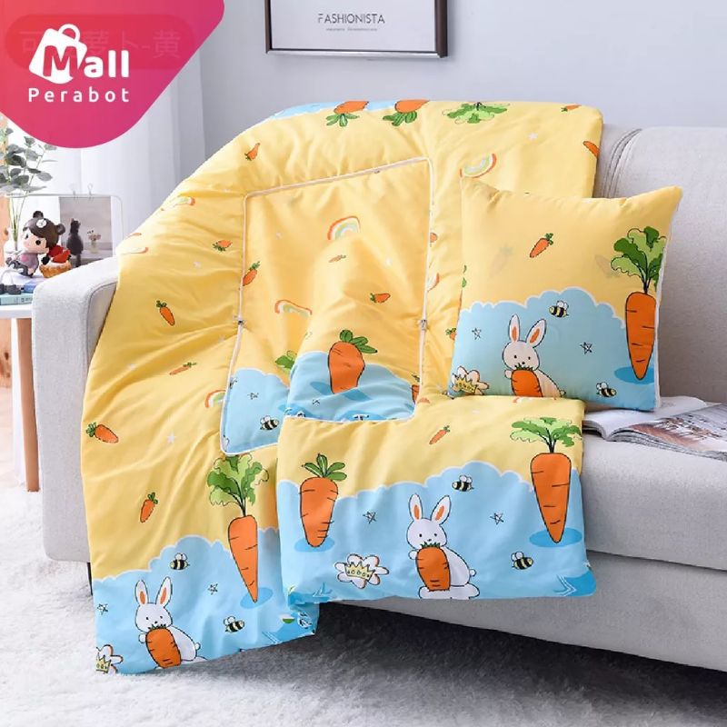 BALMUT Bantal Selimut Kepala Tidur/ Travel Dewasa &amp; Anak Bisa Lipat