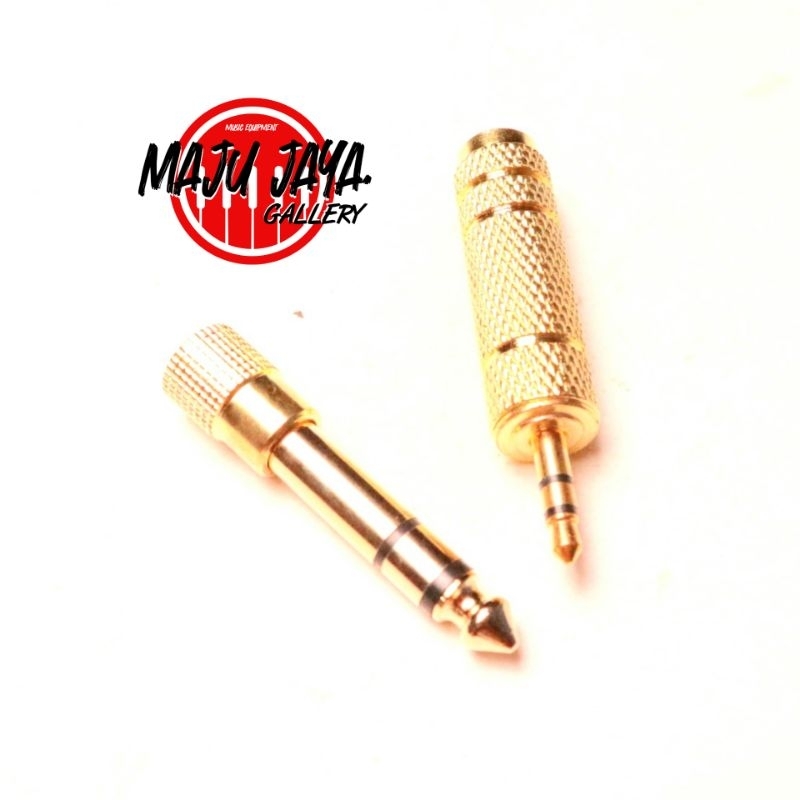 Konektor jack adapter audio male 6.5mm female 3.5mm