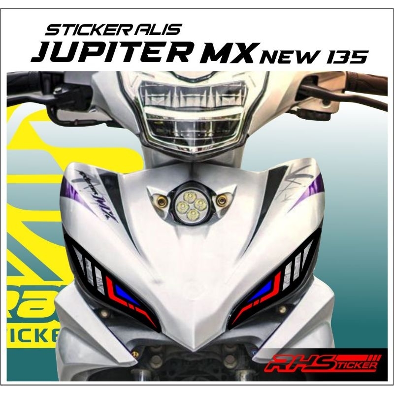 stiker alis Jupiter Mx New 135 (kanan/kiri) mdl bird