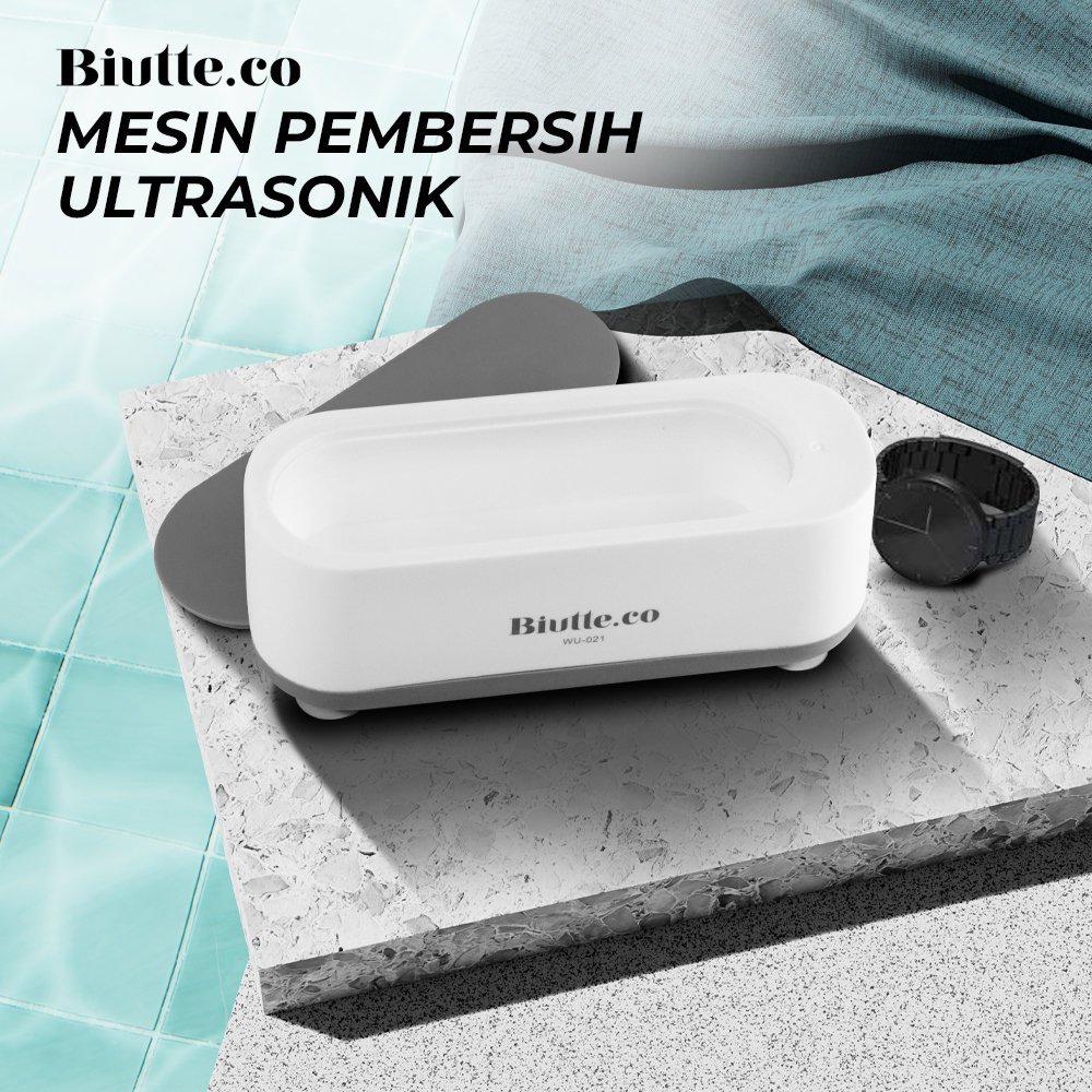 Mesin Pembersih Perhiasan Ultrasonic Cleaner  - White