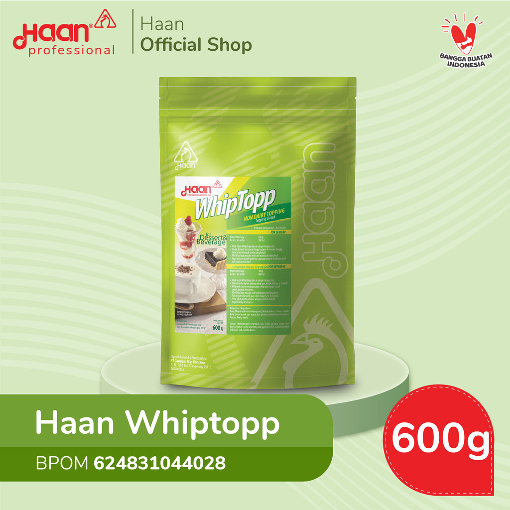 

Haan Whiptopp Breverage Dessert - Tepung Whipping Cream