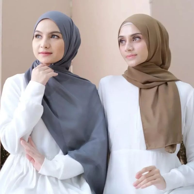 Hijab Pashmina Kaos Jersey Premium 30 Warna | Jilbab Pashmina Kaos Rayon