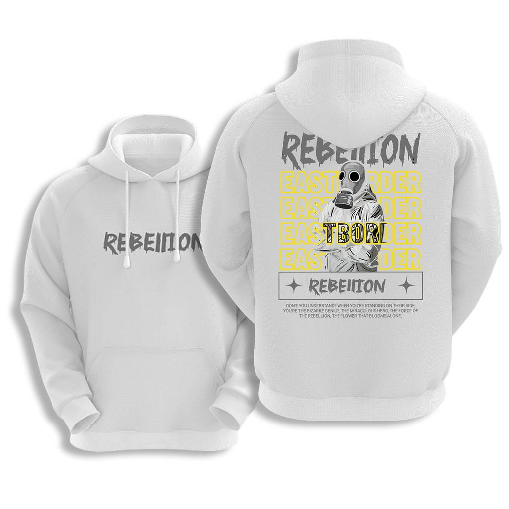 Hoodie Cowok Rebtion Hoodie tren terbaru size L-XXL