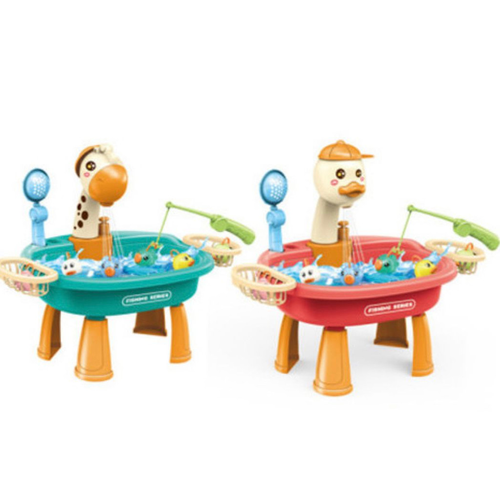 [FUNNY]Mainan Meja Pancing Ikan / Fishing Table Game / Mainan Simulasi Memancing / Mainan Anak Interaktif / Main Air / Tangkap Ikan