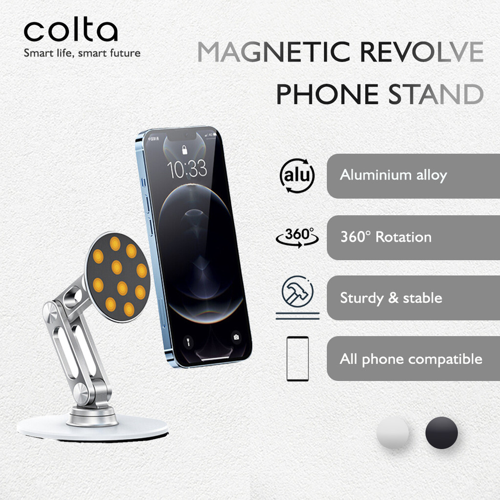 Colta P7 360 Magsafe Magnetic iPhone Revolve Stand Holder Aluminium Tab Dudukan