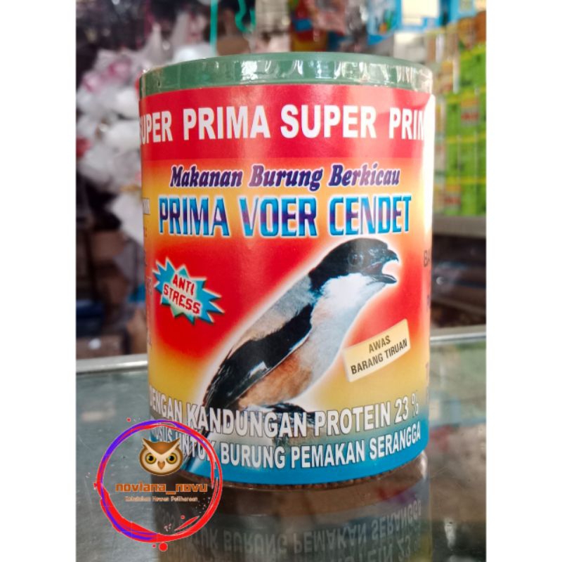 PRIMA VOER CENDET PELET PENTET TOPLES PAKAN BURUNG CENDET SUPER MAKANAN BURUNG BERKICAU PUNGLOR MURA