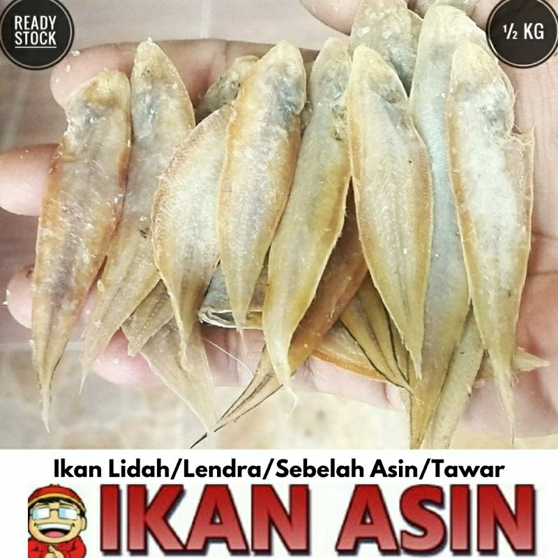 

Ikan Asin LIDAH / SEBELAH 500 gr cap TOKE BAGAN SIAPI API
