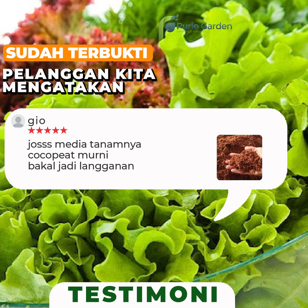 Cocopeat Cocopit Media Tanam Serbuk Halus Sabut Kelapa 4Liter PG SBY