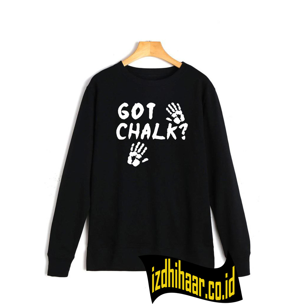 SWEATER CREWNECK PRIA WANITA OVERSIZE SWEATSHIRT BLACK MOTIF SIMPLE PREMIUM QUALTY