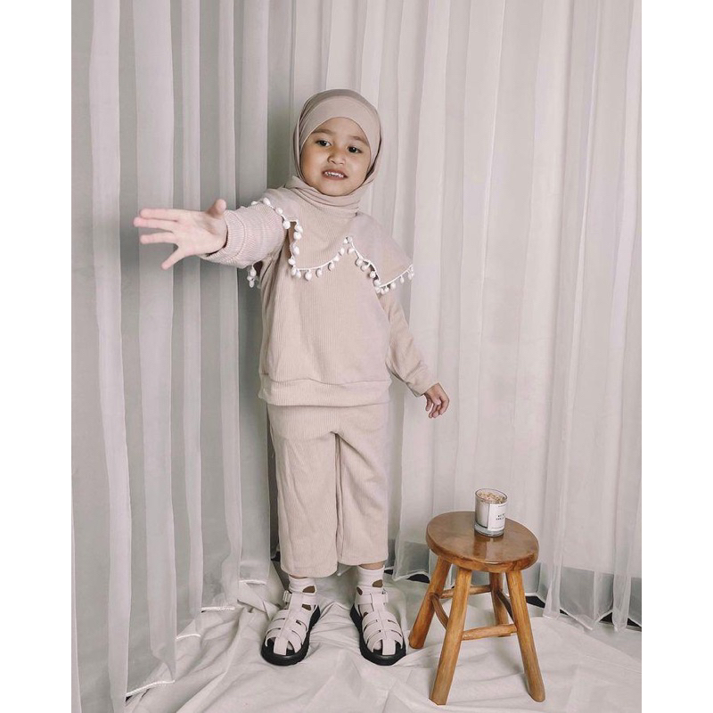 RACHIDKIDS / SETELAN ANAK LUCU / ZASKIA KNIT SET