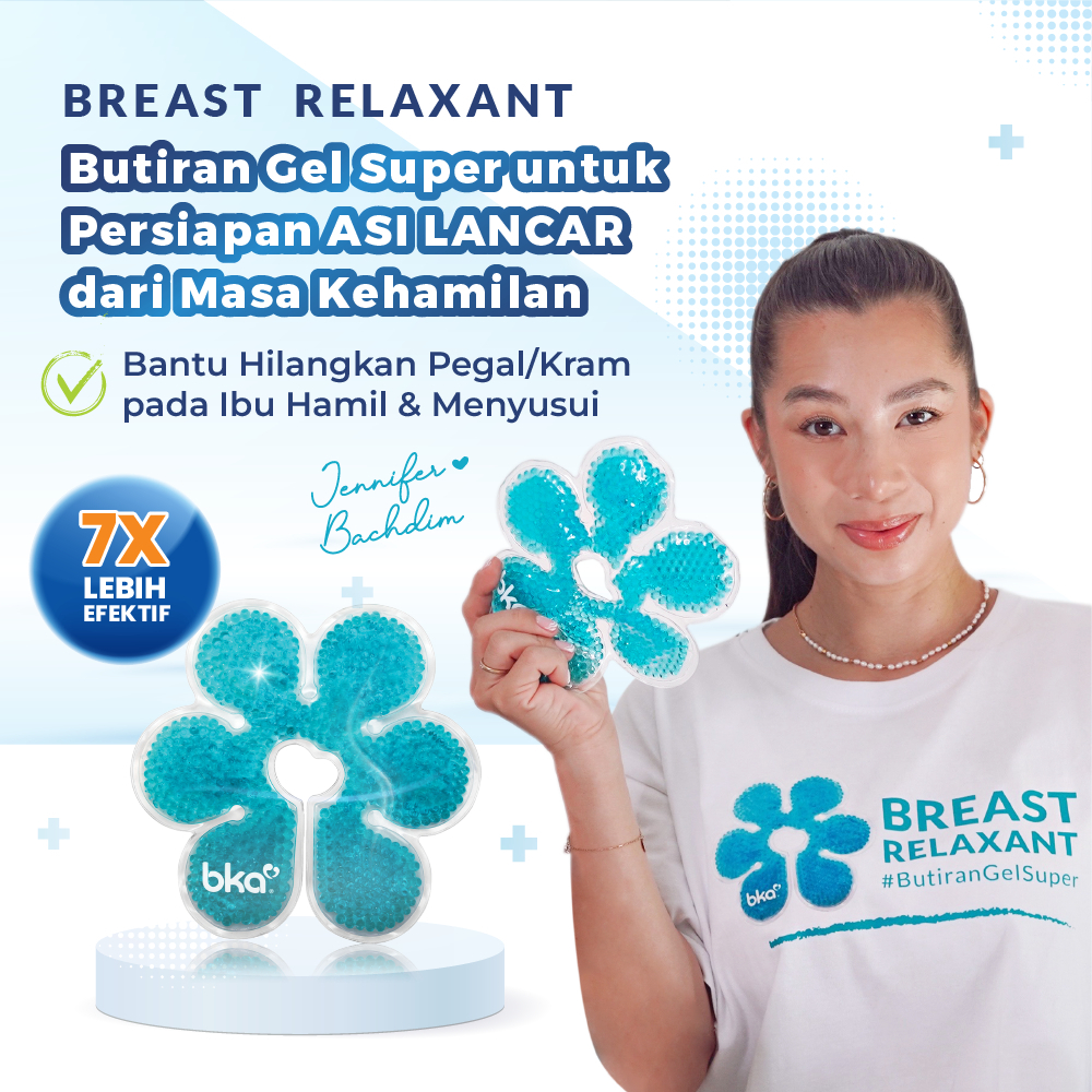 BUTIRAN GEL SUPER BREAST RELAXANT BKA Isi 2pcs | Kompres Payudara Ibu Hamil | Relaksasi Payudara Bantu Persiapan Asi Lancar