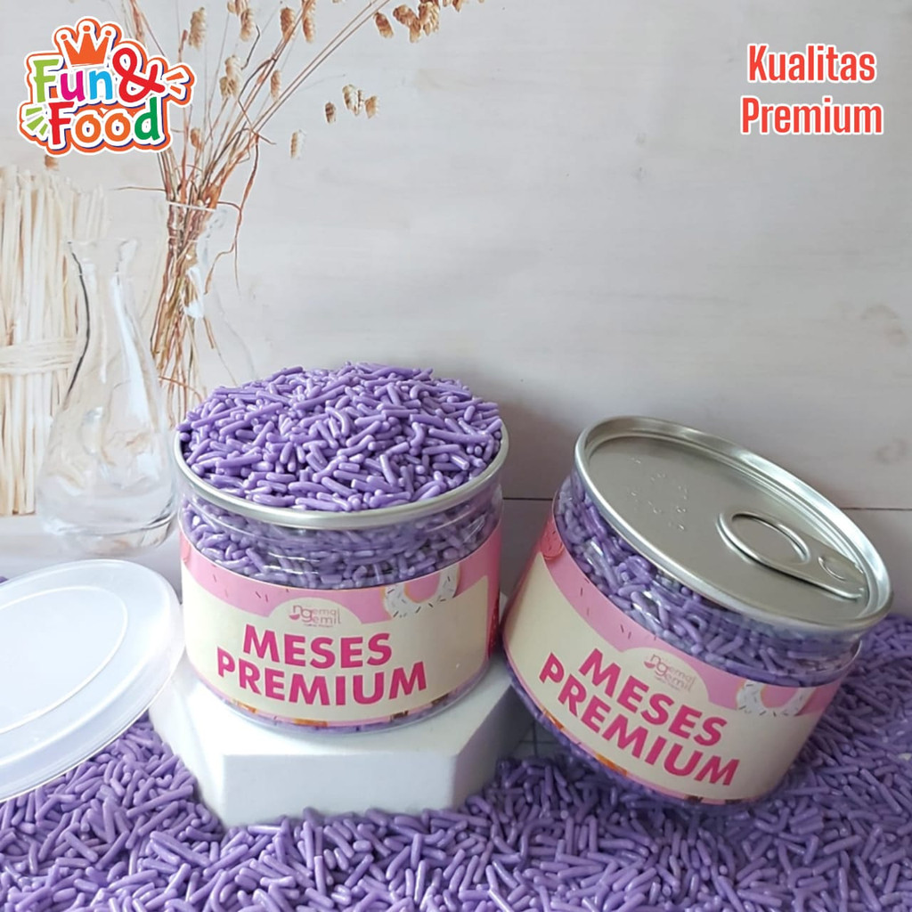 

Can Meses Ungu Butiran Coklat Sprinkle Topping Kue Donut Bolu Kualitas Premium