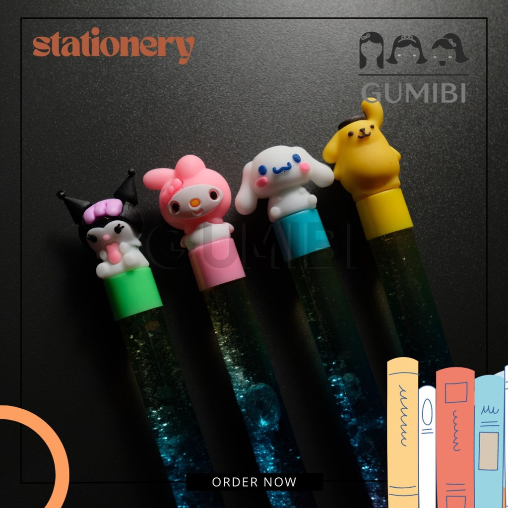

PULPEN GLITTER SANRIO PEN SANRIO MANIK AIR BOLPEN GEL SANRIO LOVERS