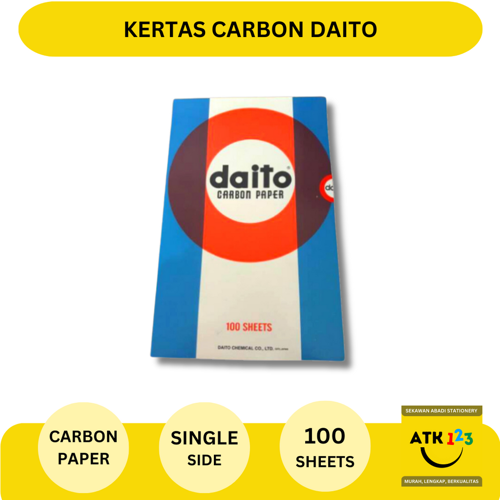 Carbon Paper / Kertas Karbon Folio Single Side Merk Daito